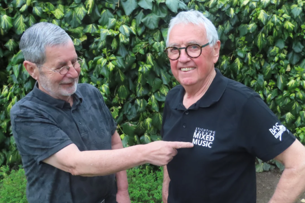 Hans Jansen en Koos Kampschreur